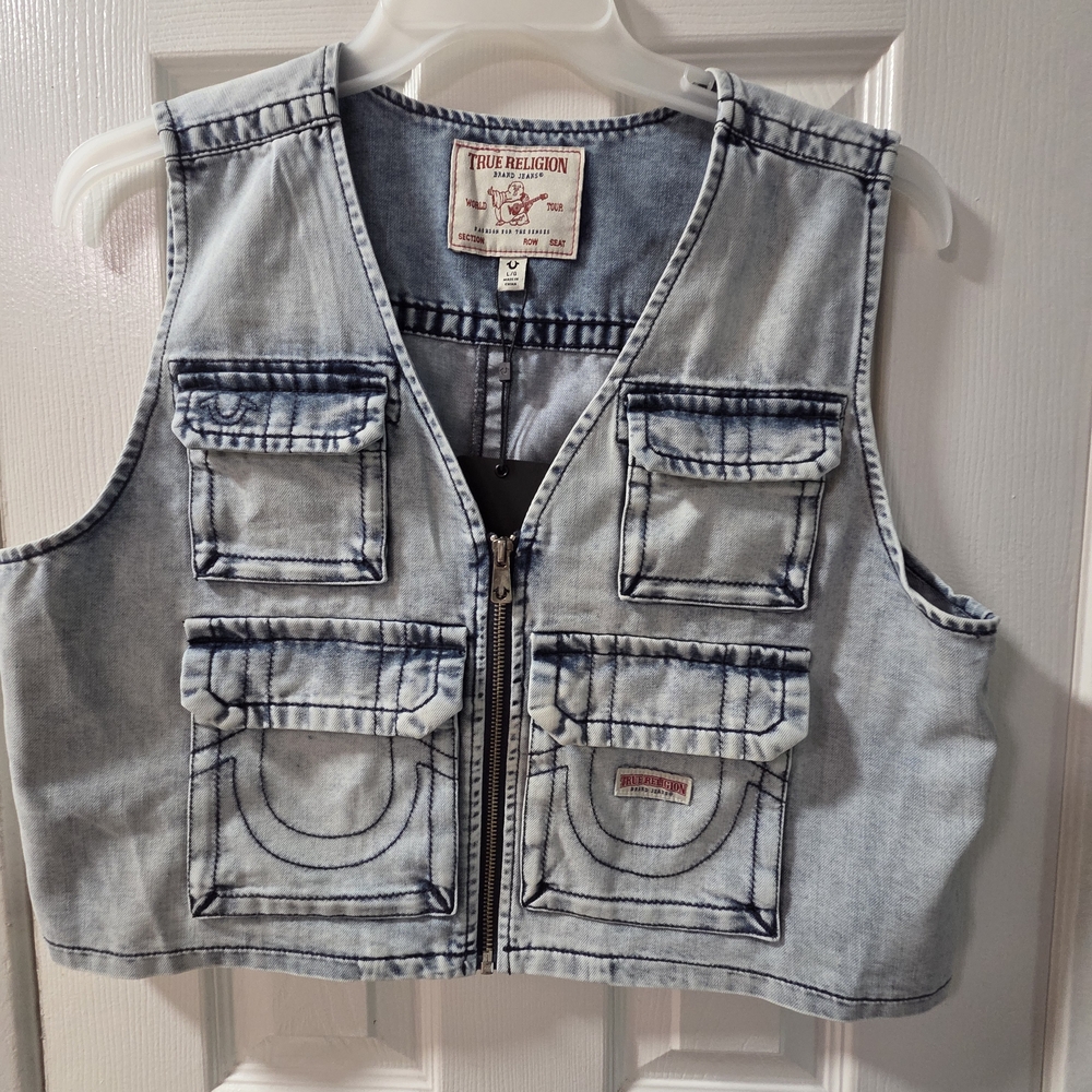 True Religion Light Blue Denim Jacket